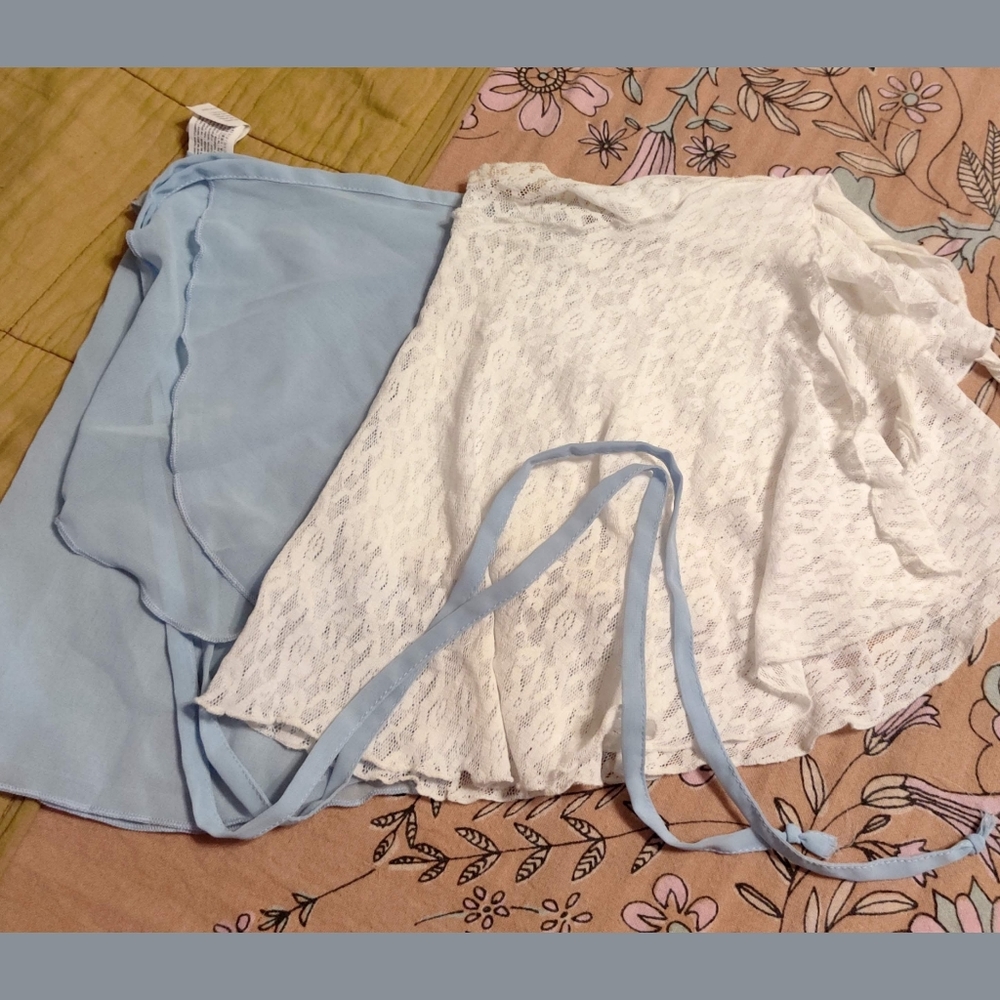 Two short demi skirts.